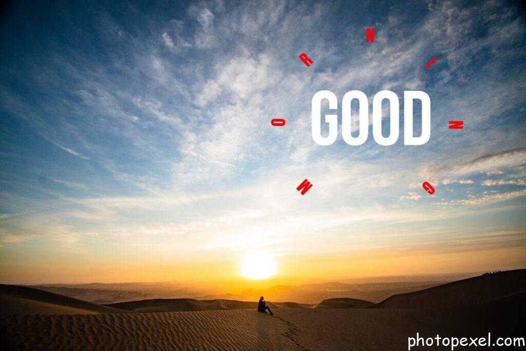 Woman-Sitting-On-Sand-Dunes-During-Golden-Hour-Good-Morning-Images